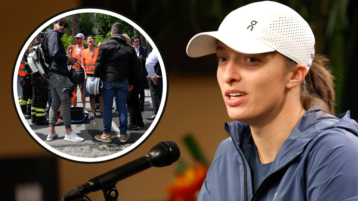 Aktywiści paraliżują WTA w Rzymie. Świątek przerwała milczenie, padły ważne słowa