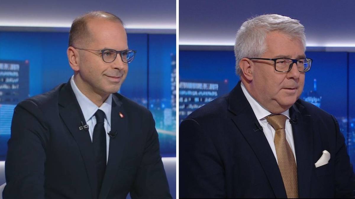 Michał Szczerba i Ryszard Czarnecki w programie "Gość Wydarzeń". Oglądaj od 19:20