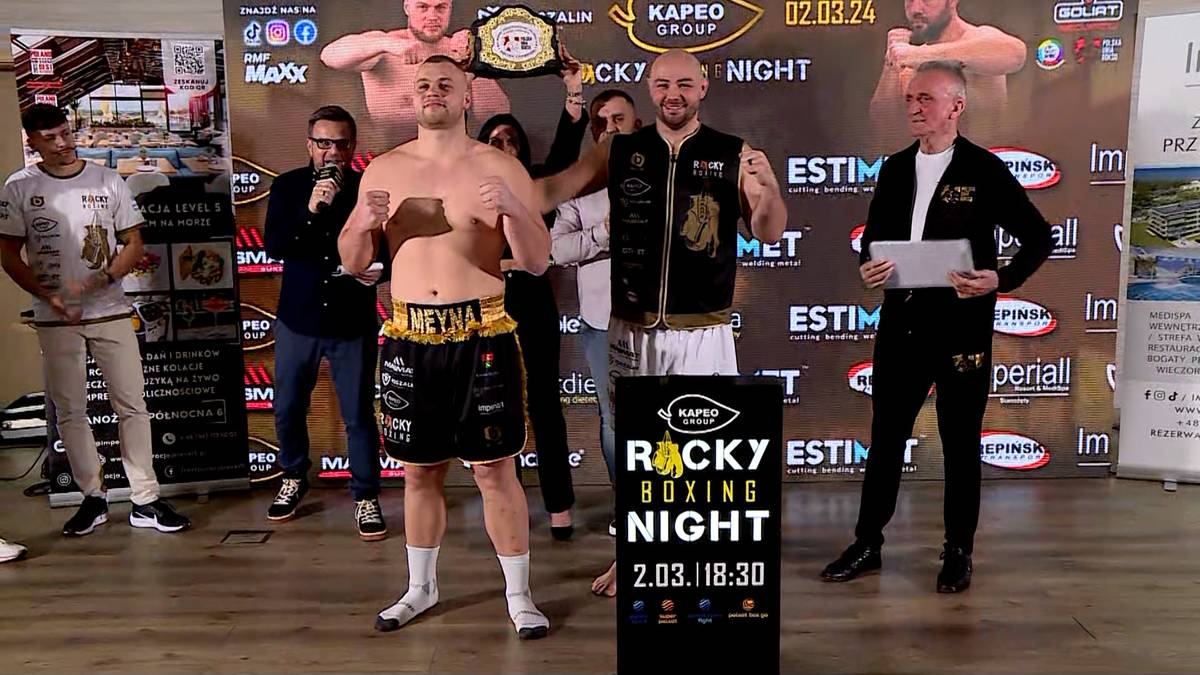 Kapeo Rocky Boxing Night: Meyna vs Kownacki. Wyniki ważenia
