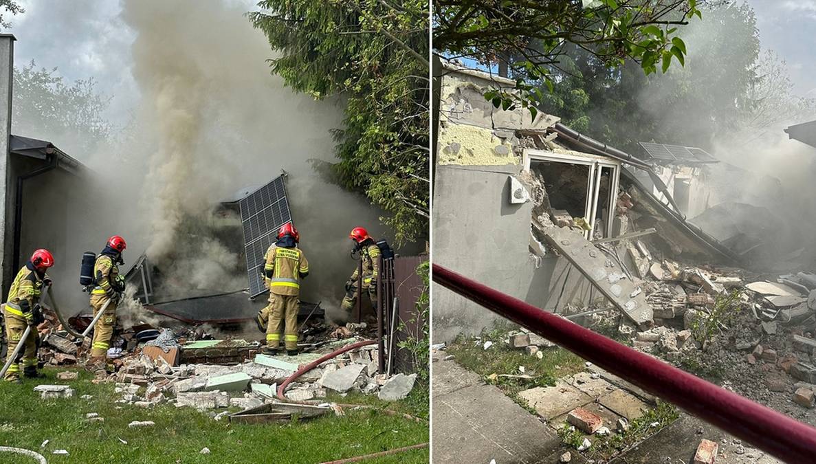 Dabrowa Gornicza.  Gasexplosion in einem Einfamilienhaus.  Das tragische Ende der Suche