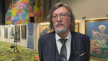 Wystawa Jana Marii Tomaszewskiego w PE. Kuzyn Jarosława Kaczyńskiego pokazał swoje dzieła