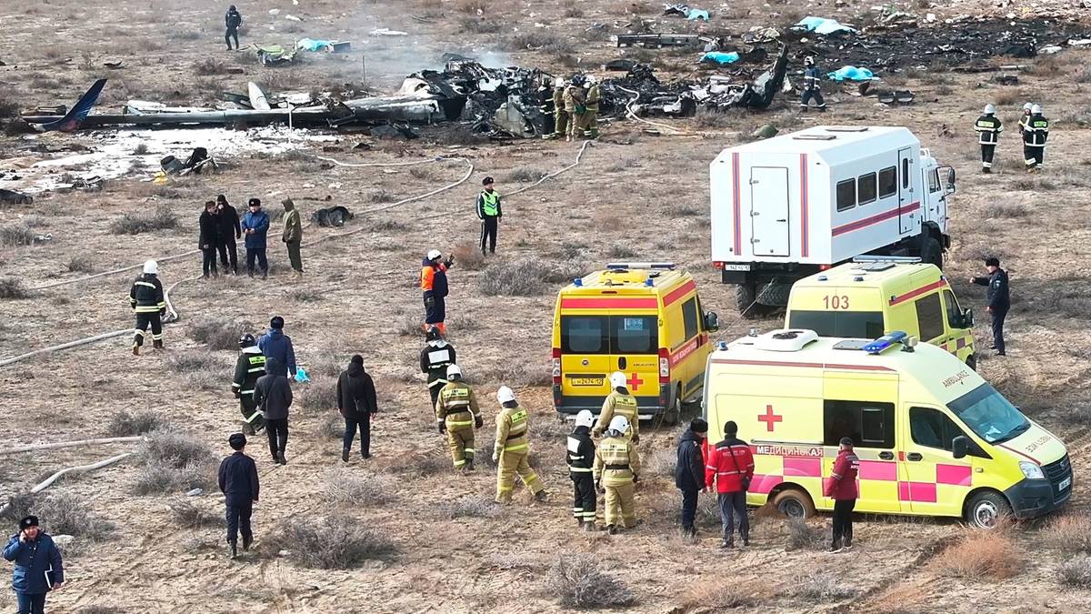 Katastrofa samolotu pasażerskiego w Kazachstanie. Rozbił się w pobliżu lotniska