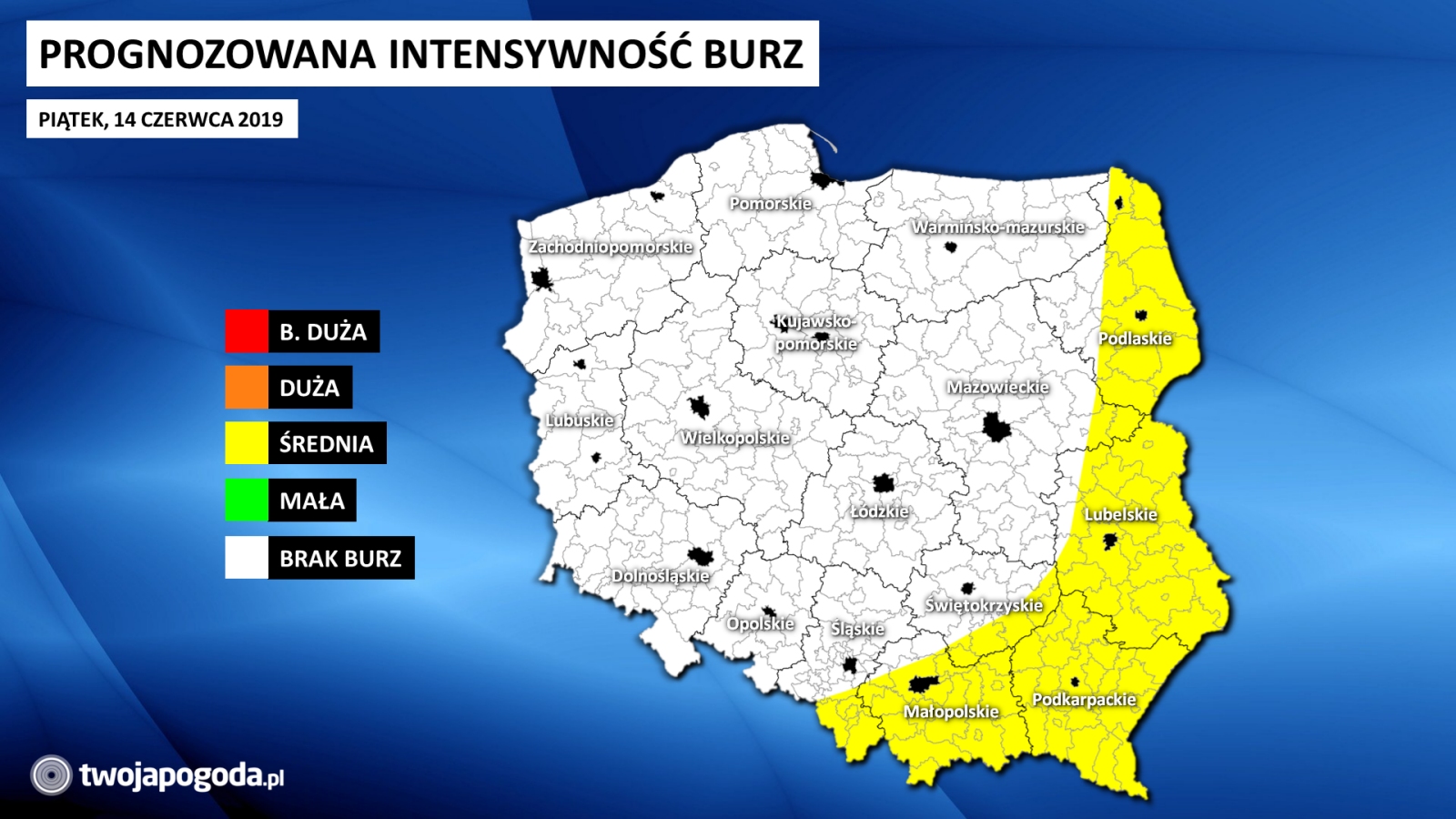 Burze na południowym wschodzie