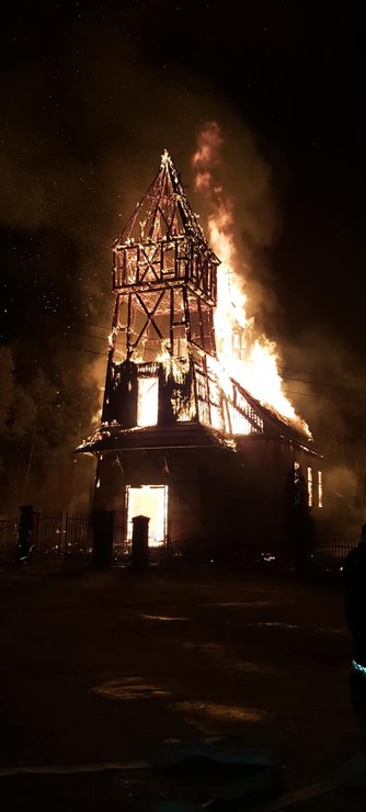 Pożar kościoła w Kasparusie