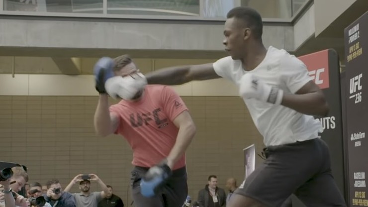 UFC 236: Popis umiejętności podczas treningów medialnych (WIDEO)