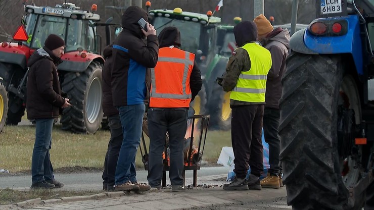 Rolnicy zablokowali granicę. Protestują przeciwko importowi zboża z Ukrainy