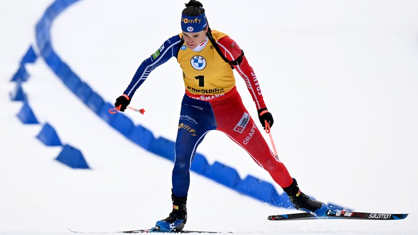 PŚ w biathlonie: Julia Simon wygrała w Ruhpolding na 12,5 km