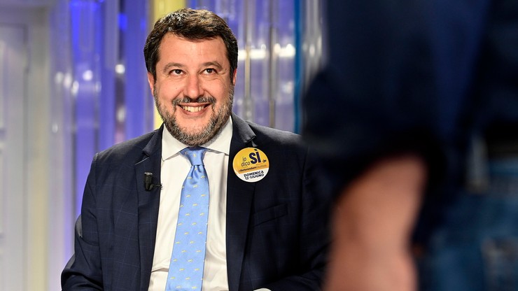 Wojna w Ukrainie. Lider prawicowej włoskiej Ligi Matteo Salvini chce pojechać do Moskwy