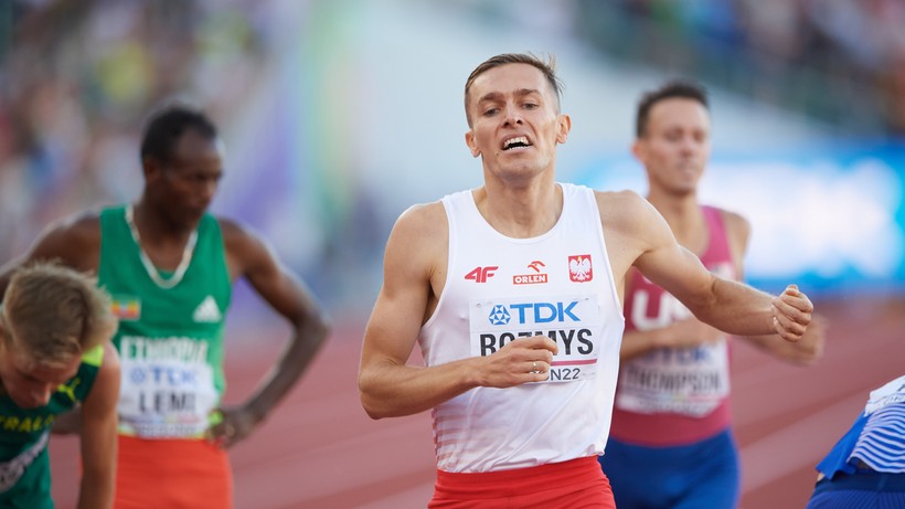 MŚ Eugene 2022: Michał Rozmys dziesiąty w finale biegu na 1500 metrów
