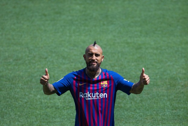 Barcelona zaprezentowała Vidala