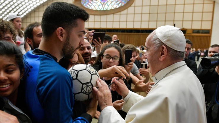 Papież Franciszek: Piłka nożna to najpiękniejszy sport na świecie