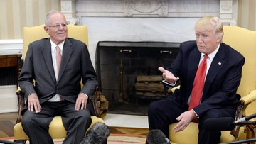 "Wolę mosty od murów". Prezydent Peru na spotkaniu z Trumpem