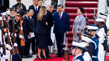 Czerwony dywan i honory wojskowe. Donald Trump powitał Xi Jinpinga w USA