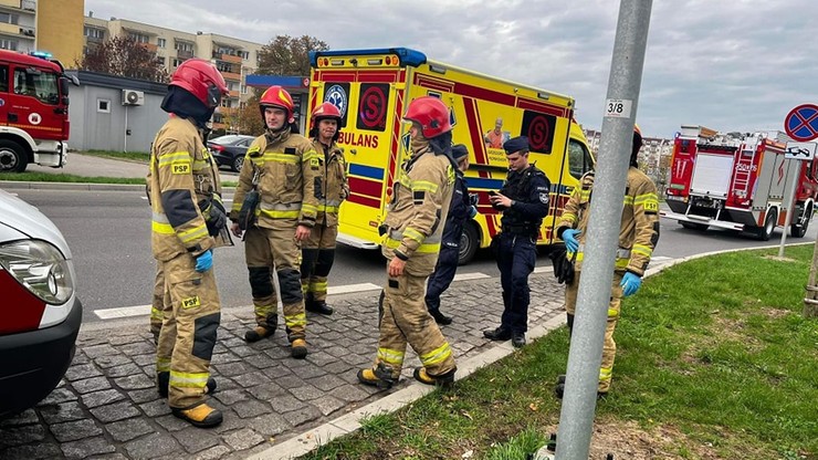 Bydgoszcz: 19-latek podpalił się przy dystrybutorze i wbiegł do budynku stacji