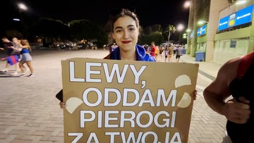 To ona jest autorką transparentu do Lewandowskiego. Zakochała się w Polaku