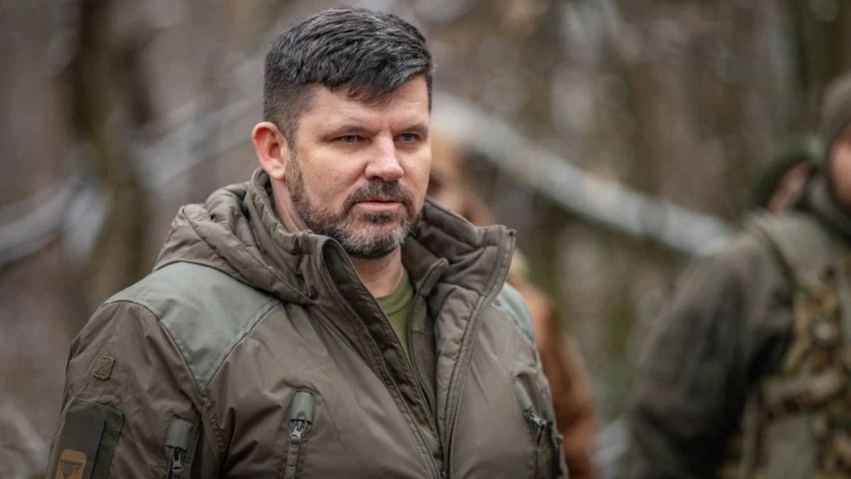 Mężczyzna w wojskowej kurtce, Szef Sztabu Generalnego Ukrainy