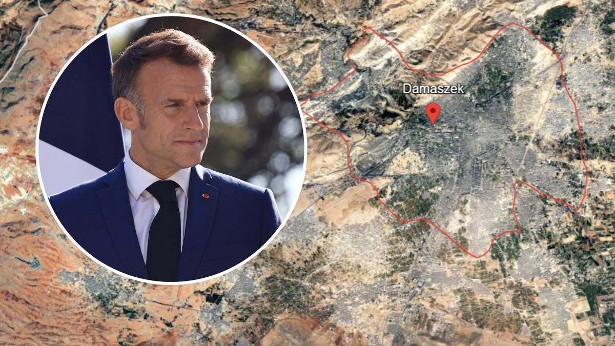 Eksplozje w Damaszku. W hotelu obok zatrzymał się prezydent Francji Emmanuel Macron