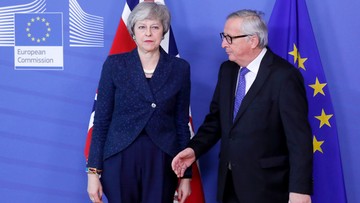 Juncker podczas rozmowy z May odrzucił renegocjacje umowy brexitowej 