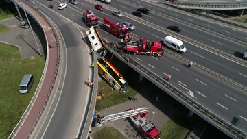 Wypadek autobusu w Warszawie. Sąd zdecydował ws. aresztu dla kierowcy