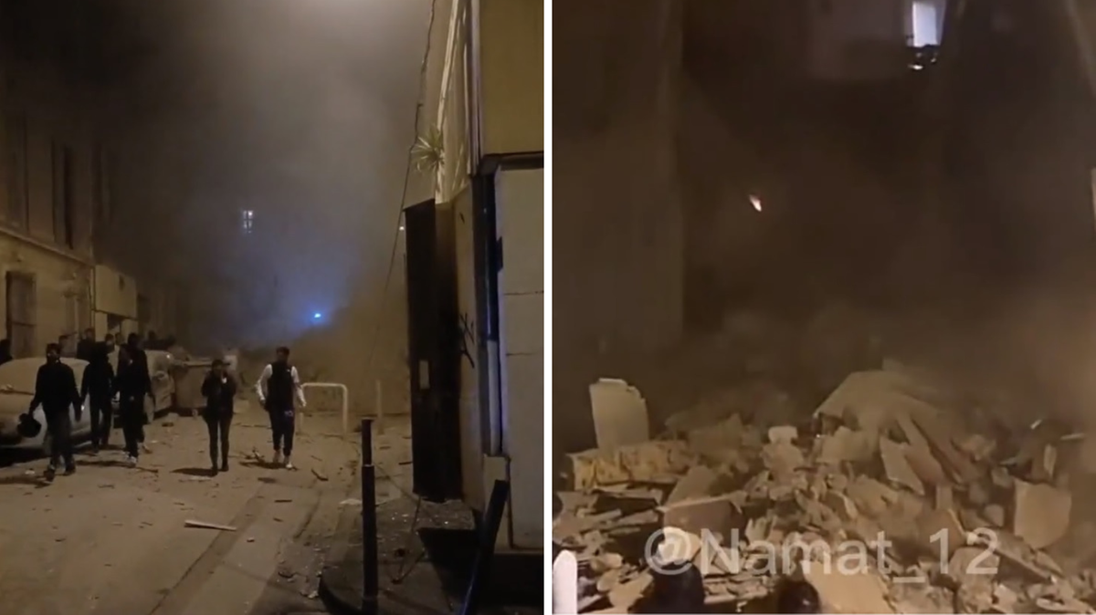 France : Catastrophe du chantier à Marseille.  action difficile