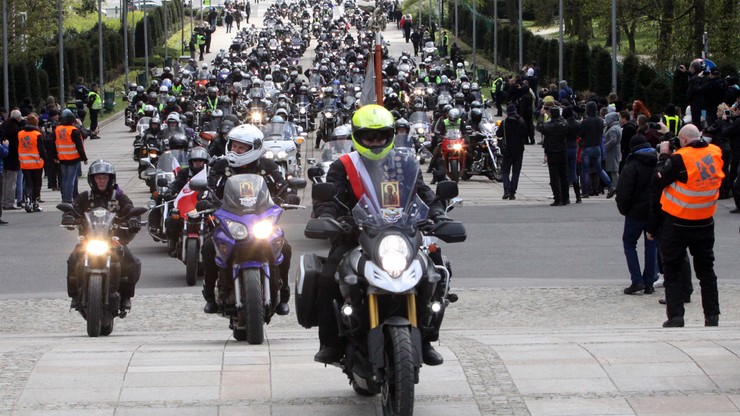 Motocyklisci i Rodziny Katyńskie na Jasnej Górze