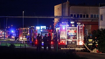 Pożar hali w Białymstoku. Nie żyje dwóch strażaków