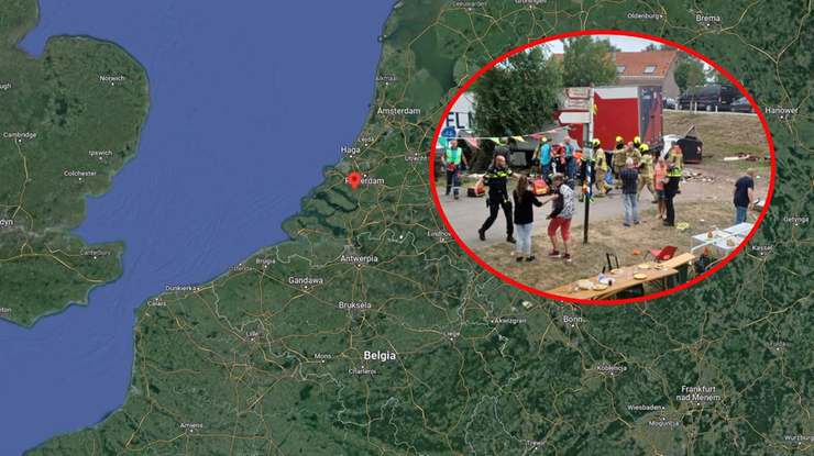 Holandia: Ciężarówka wjechała w tłum ludzi. Są ofiary
