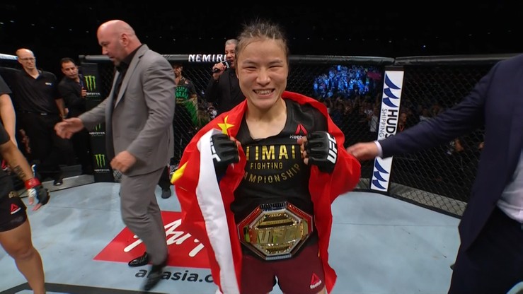 UFC w Chinach: Niespodzianka stała się faktem! Chinka zdemolowała Andrade i została historyczną mistrzynią