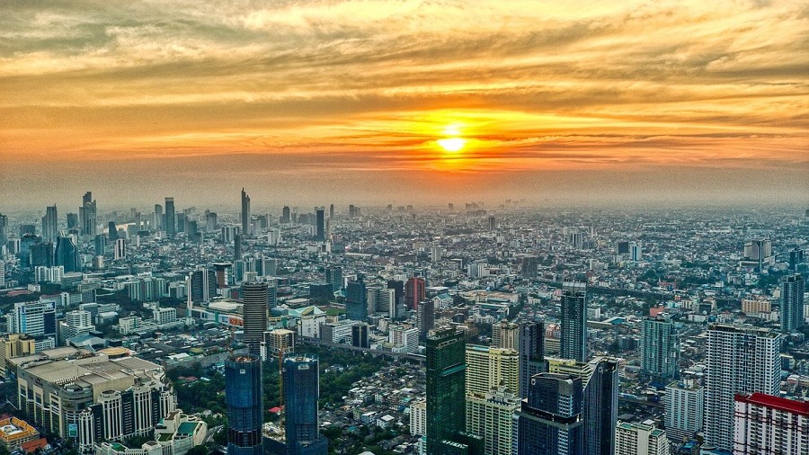 Panorama Bangkoku. Fot. Pixabay.