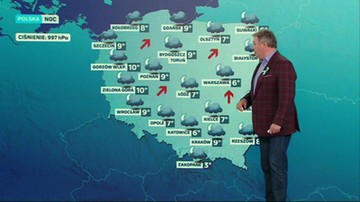 Prognoza pogody - środa, 22 marca - wieczór