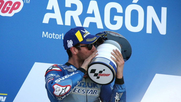 MotoGP: Alex Rins wygrał w Aragonii, Joan Mir na czele cyklu