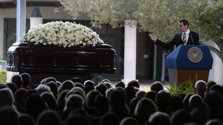 Ponad tysiąc osób uczestniczyło w pogrzebie Nancy Reagan, byłej pierwszej damy USA