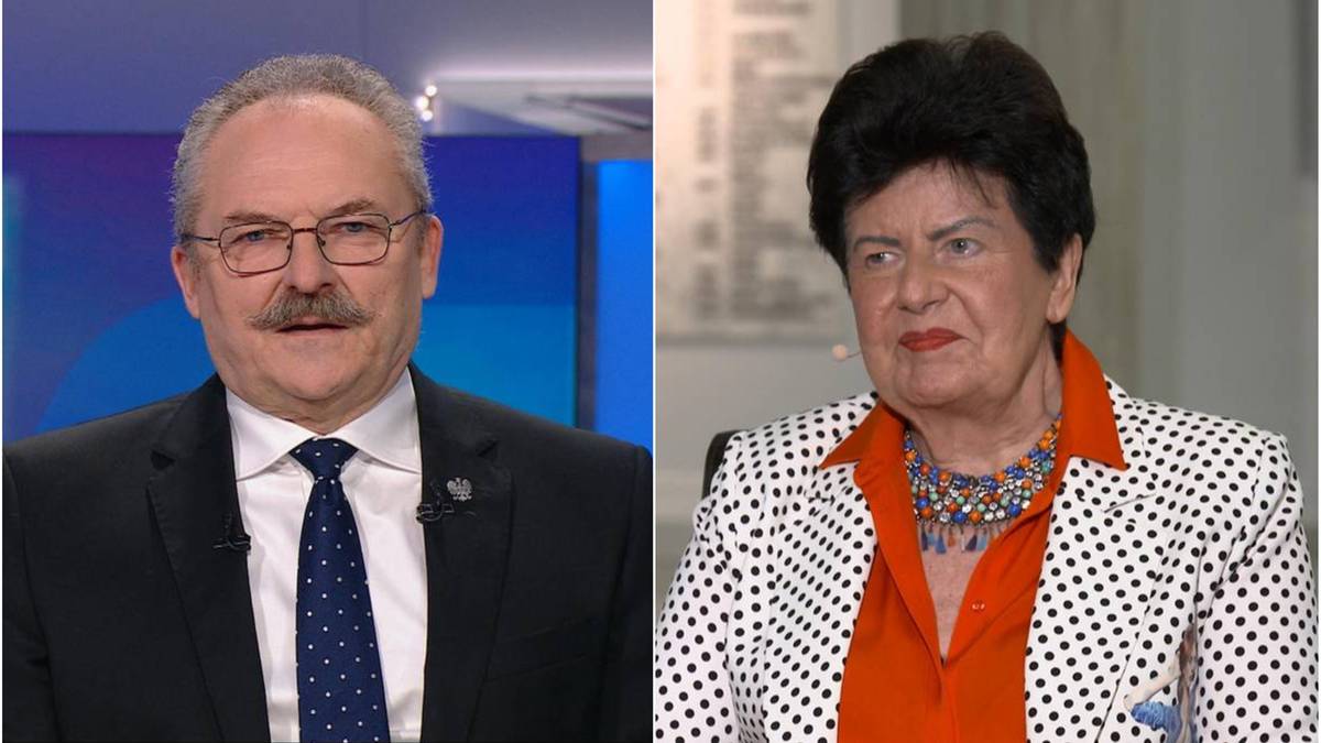 Marek Jakubiak i prof. Joanna Senyszyn w "Gościu Wydarzeń". Transmisja w Polsat News