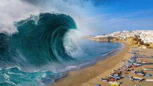18.08.2023 05:56 Tsunami na Morzu Śródziemnym po osunięciu się wulkanu. Miliony ludzi w zagrożeniu