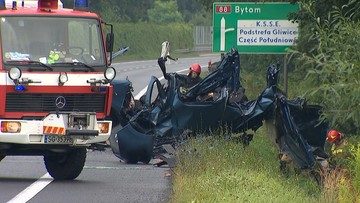 Wypadek w Gliwicach. Zidentyfikowano ofiary