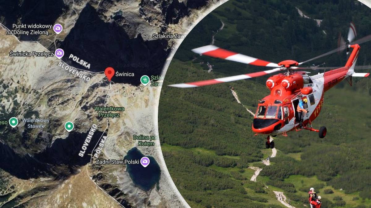 Tragiczny wypadek w Tatrach. Turysta nie miał żadnych szans