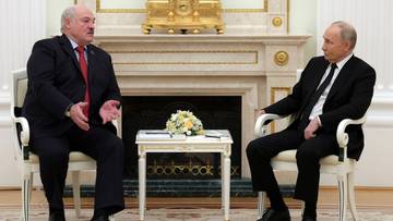Wojna na Ukrainie. Putin spotkał się z Łukaszenką.