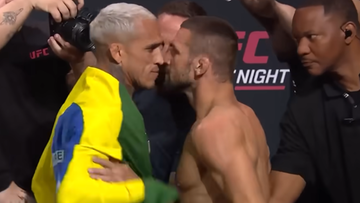 Intensywna wymiana spojrzeń przed UFC! Gamrot zaskoczył wszystkich