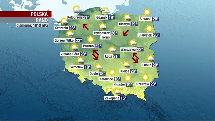 Prognoza Pogody Sobota 8 Sierpnia Rano Polsat News