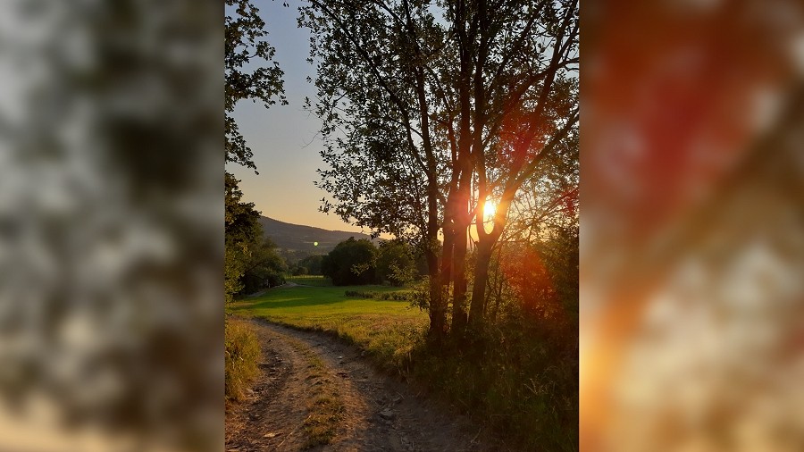 Zachód Słońca w Beskidzie Wyspowym. Fot. Aneta / TwojaPogoda.pl
