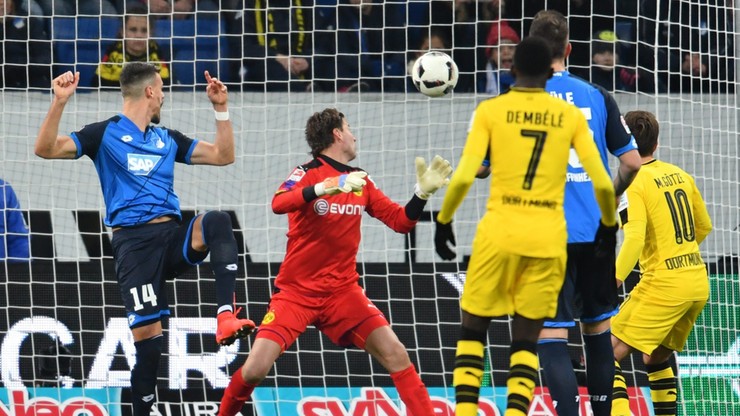 Osłabiona Borussia Dortmund zremisowała z Hoffenheim