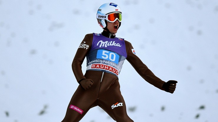Stoch liderem Turnieju Czterech Skoczni. Był drugi w Garmisch-Partenkirchen