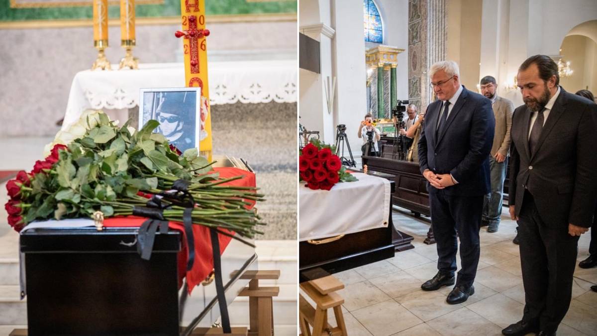 "Wielki syn Polski, wielki przyjaciel Ukrainy". W Kijowie pożegnano Marka Ruska-Wolskiego