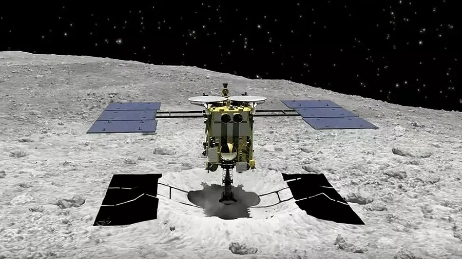 27.03.2019 08:00 Zbombardowana planetoida Ryugu nosi przesłanki świadczące o istnieniu życia