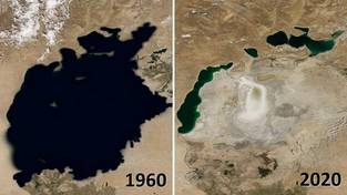 03.03.2024 05:56 Tylko tyle zostało z jednego z największych jezior na świecie. Co się z nim stało?
