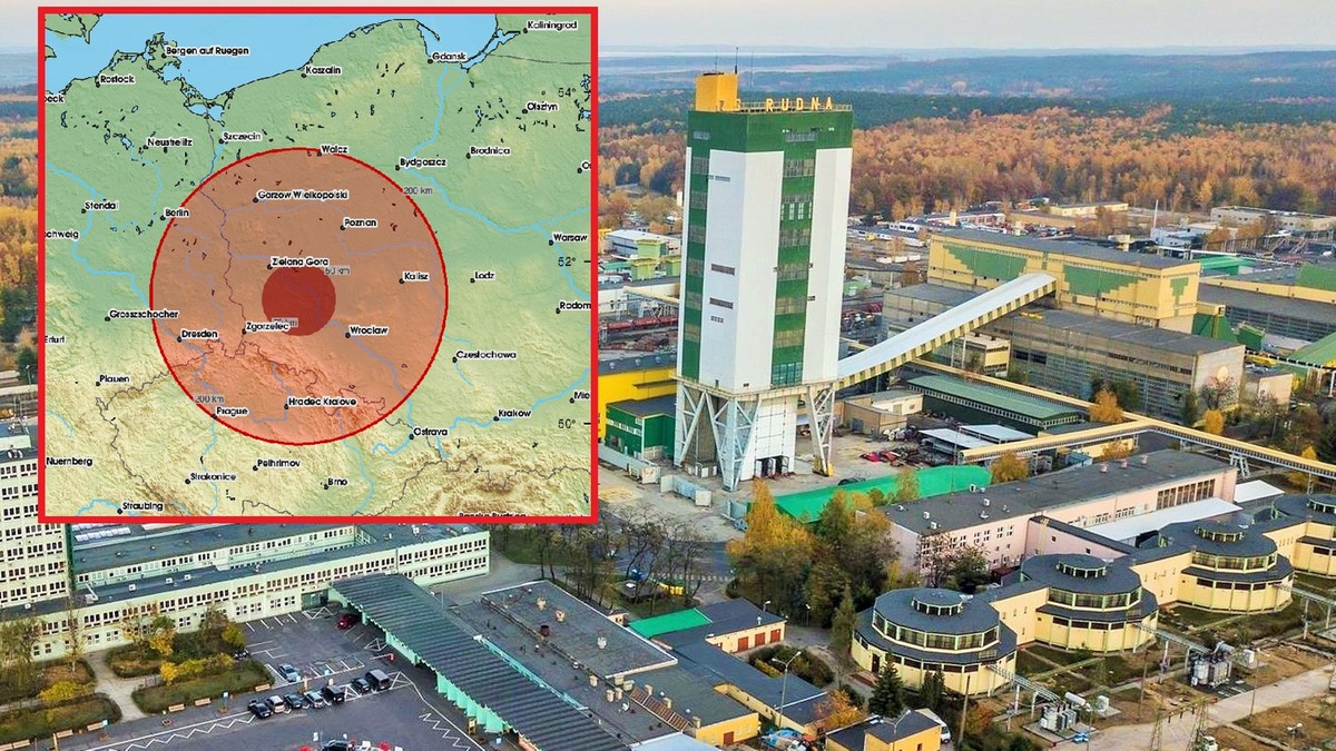 Polkowice: Mieszkańcy odczuli wstrząs w kopalni Rudna. Górnicy ewakuowani