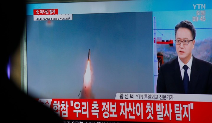 Nieudana próba rakietowa Korei Północnej. Pociski eksplodowały chwilę po odpaleniu