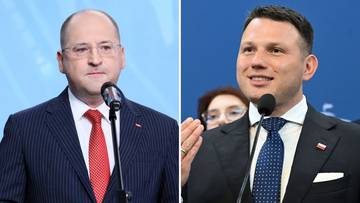 Adam Bielan próbuje mnie szantażować moralnie - stwierdził Sławomir Mentzen w odpowiedzi na jego wypowiedź w progr