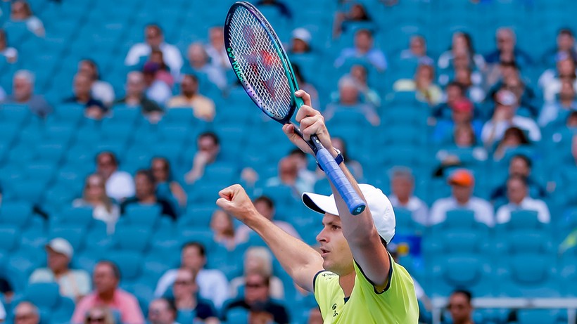 ATP w Miami: Casper Ruud potencjalnym rywalem Huberta Hurkacza w finale