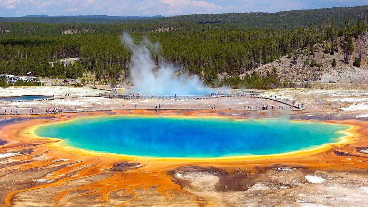 Kaldera superwulkanu Yellowstone. Fot. Pixabay.